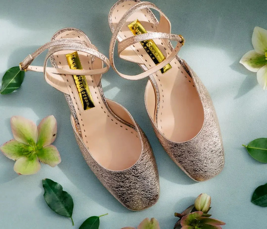 Top 5 Golden Shoes for Women - cunei
